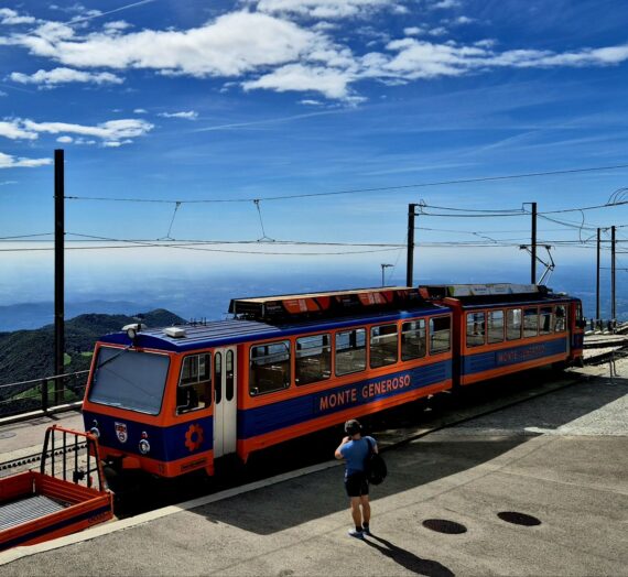 Von Agno auf den Monte Generoso (Mit Rad und Zahnradbahn)